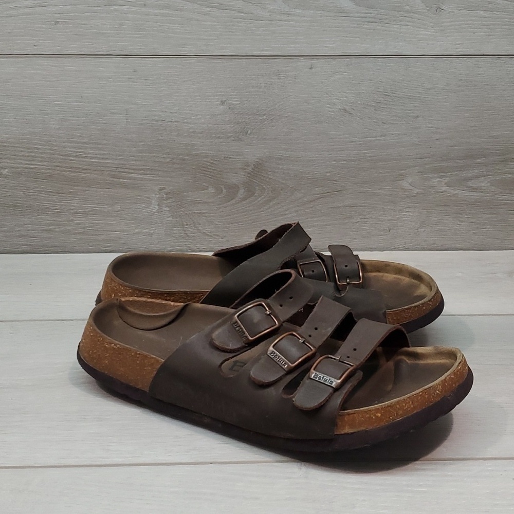 Birkenstock Betula Womens Leather Sandals shoes sz 38/7